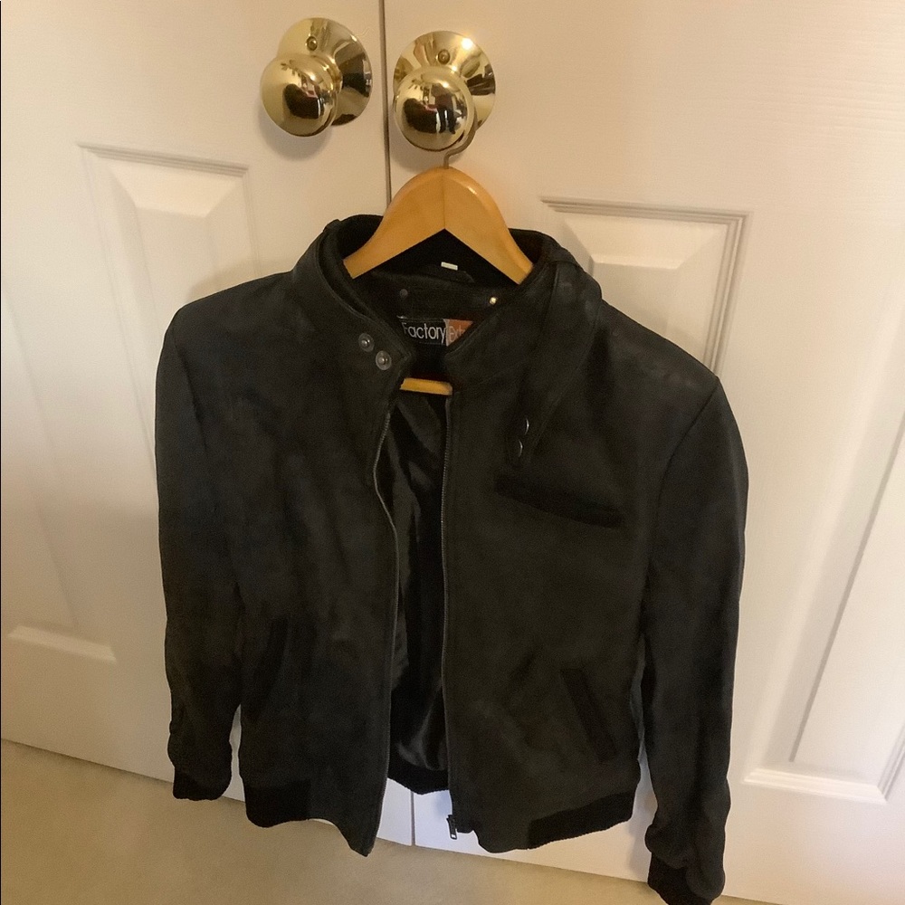 Lamb skin leather jacket